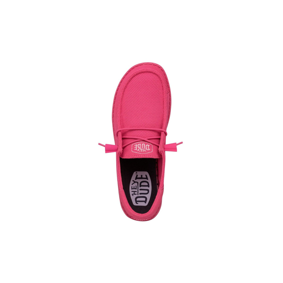 HEYDUDE Wendy Funk Mono Slip on Shoes Electric Pink Men 10.5 / Women 12