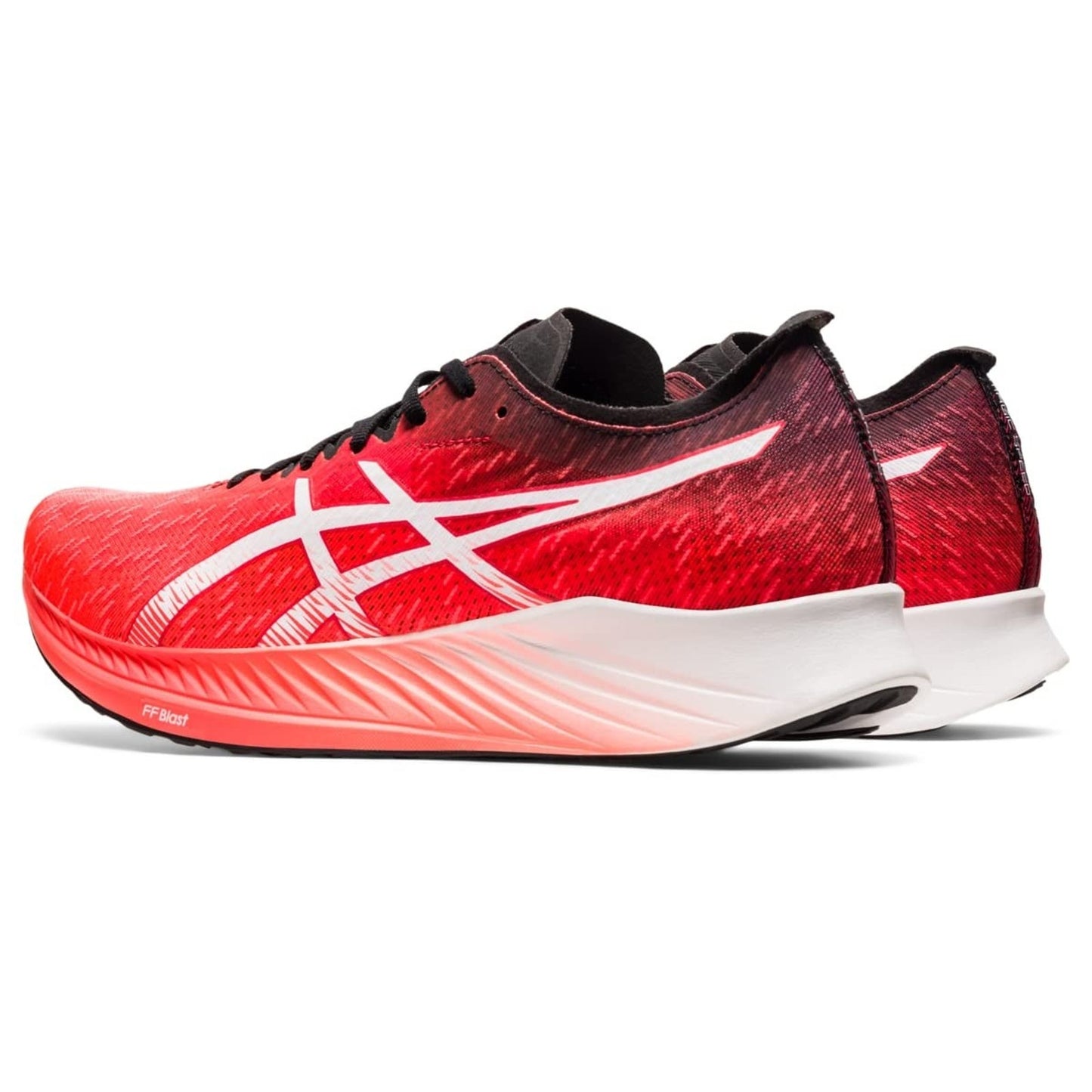 ASICS Magic Speed Mens Sunrise Red White Running Shoes Sneakers Size 10.5 M