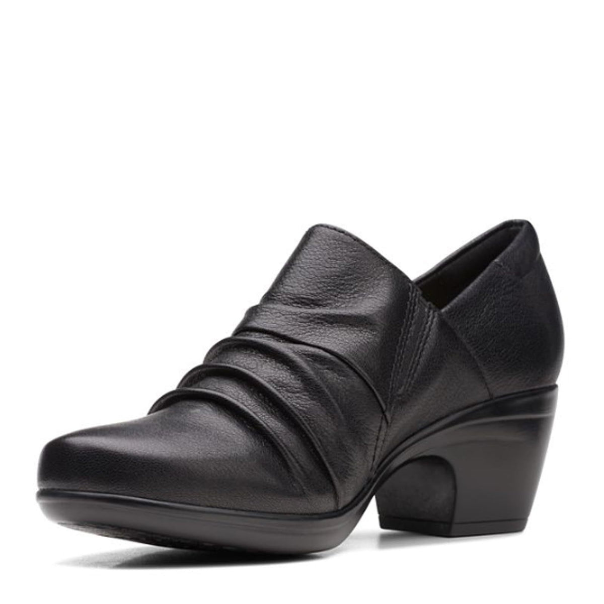 Clarks Emily Cove Women's Pump Black Leather Size 9