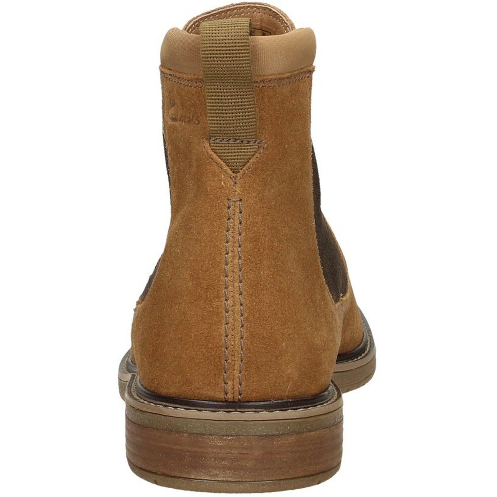 Clarks Men's Clarkdale Hall boot Shoes Cognac Suede Size 8 M Clarks
