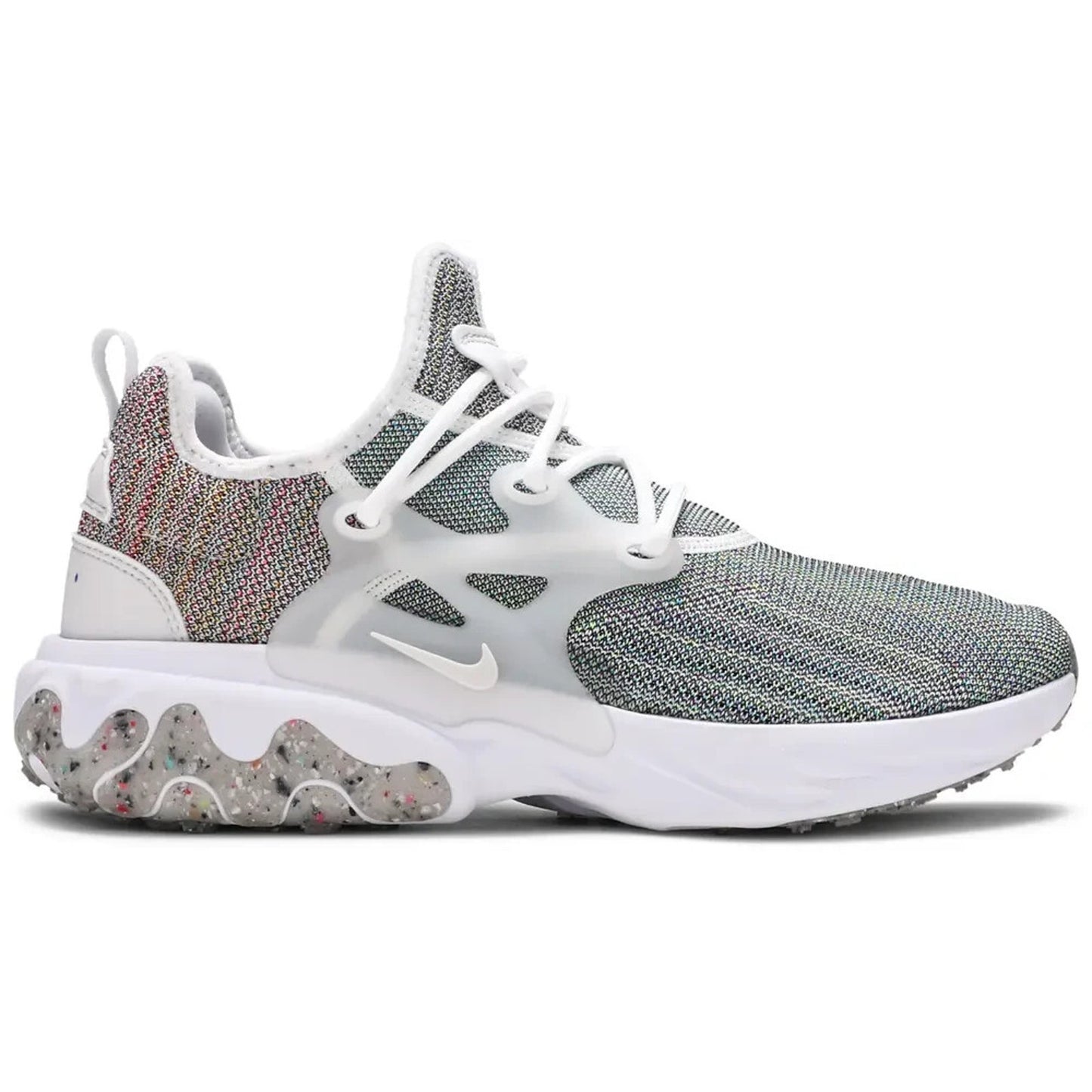 Nike React Presto Flyknit Men's Athletic Sneakers White Gum Brown Shoe Size 9 M