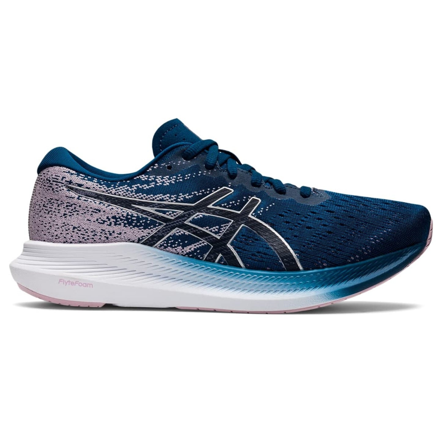 Asics EvoRide 3 Women’s Running Shoes Sneakers Mako Blue Pure Silver 9.5