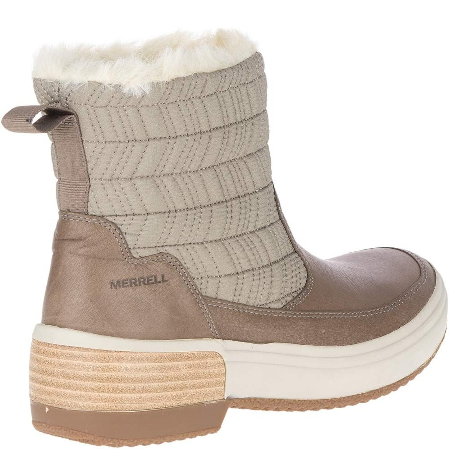 Merrell Women's Haven Bluff Polar Waterproof Winter Boots Brindle 8.5 M