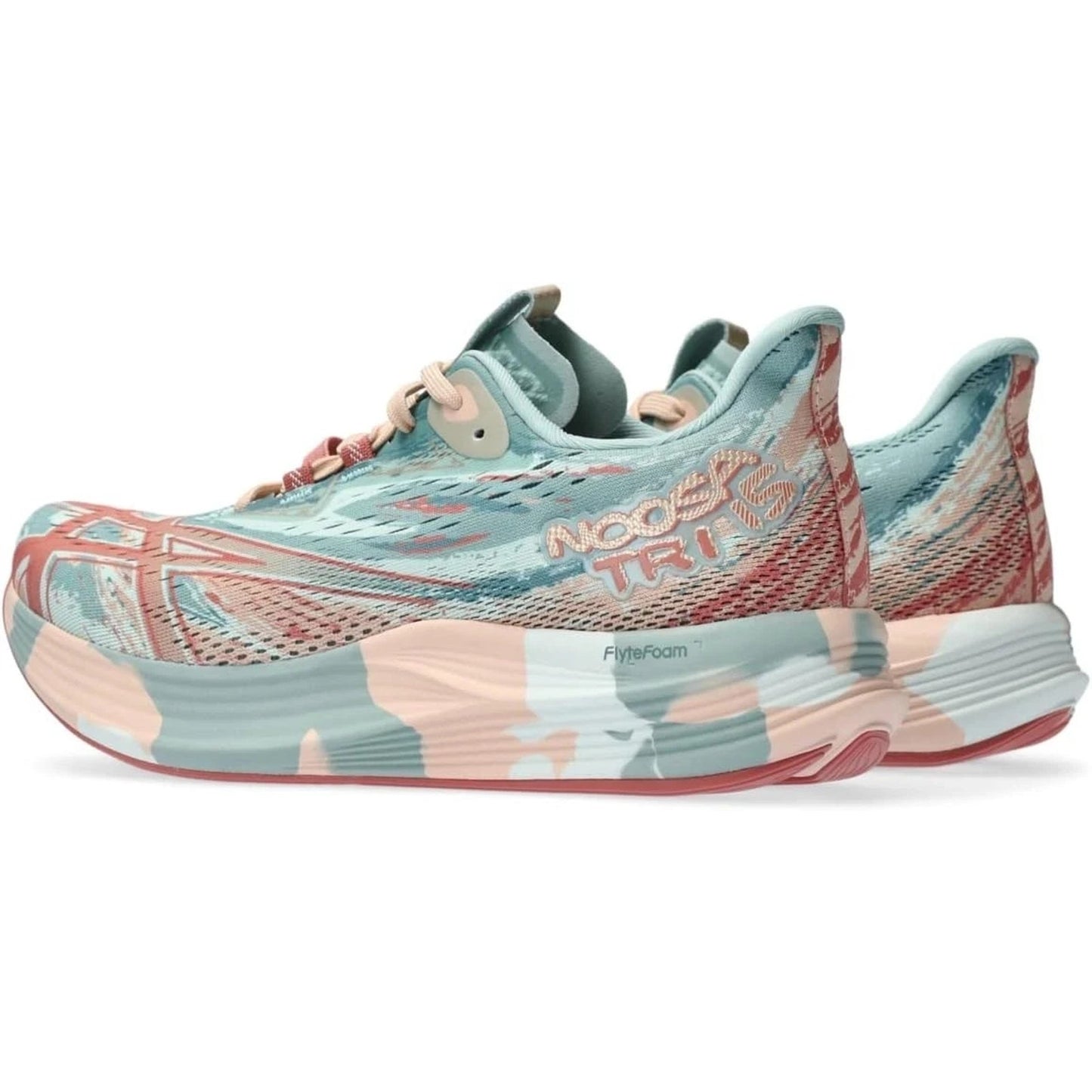 ASICS Women's Noosa TRI 15 Running Shoes, 8.5 US , Pure Aqua/Pale Apricot, Rare