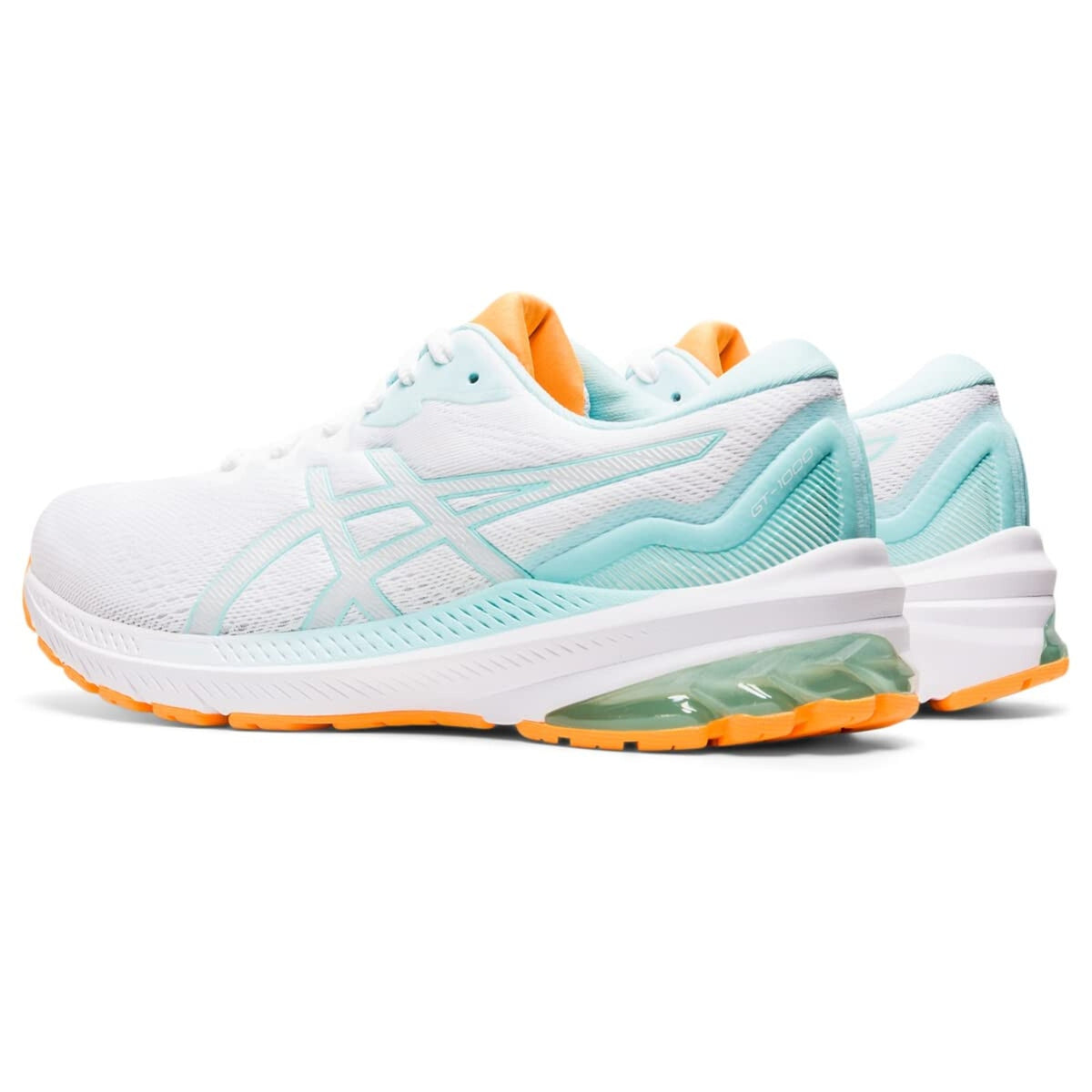 ASICS GT-1000 11 Women's Running Shoes White/Clear Blue Size 8 US