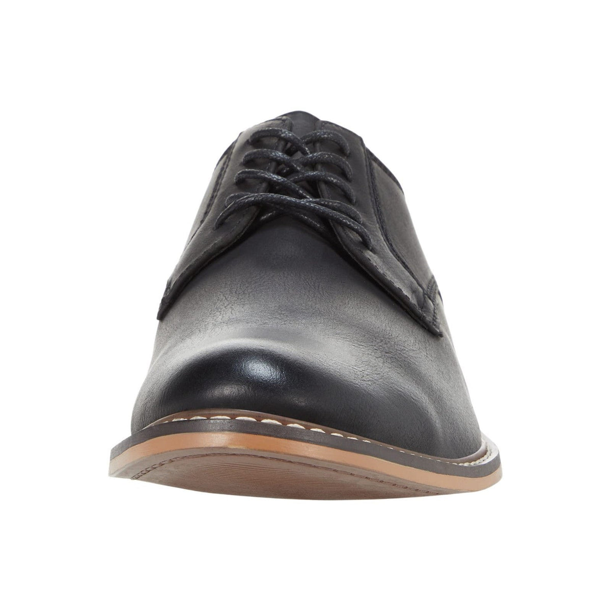 Steve Madden Ajapp Oxford Mens Black Leather Lace Up Dress Shoes US 9 M