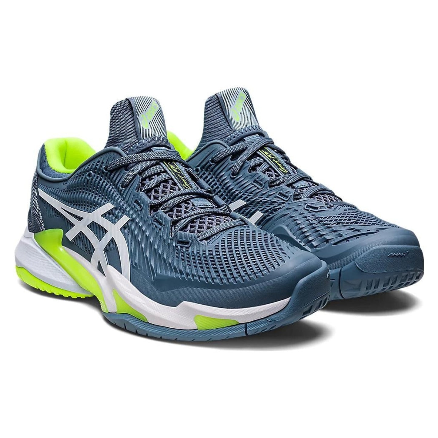 Asics Court FF 3 Comfort shock absorption Men Shoes Steel Blue/White - Size 13 M