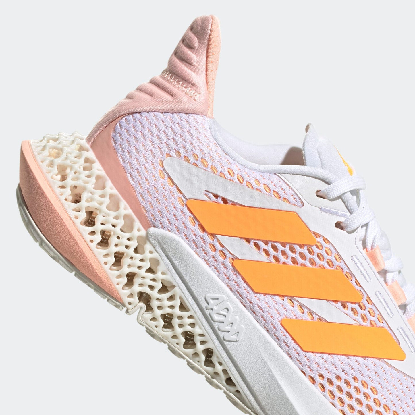 Adidas Women's 4DFwd Pulse "White Flash Orange" GX2984 Size 8
