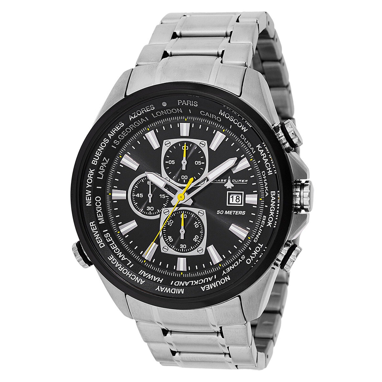 Chase Durer Men's 50mm Pilots Watch Chronograph CHASE-DURER