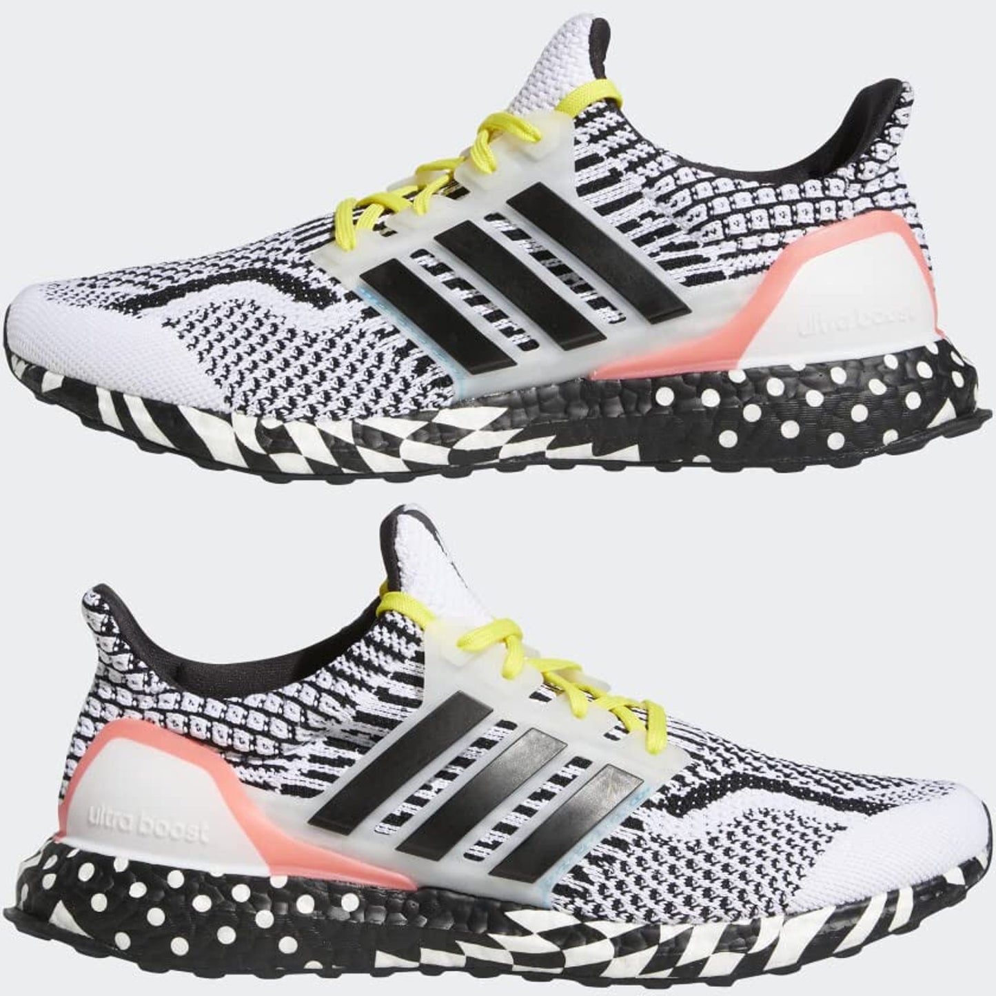 adidas Mens UltraBoost 5.0 DNA 'Black White' GY0326 OREO Colorway 8 US