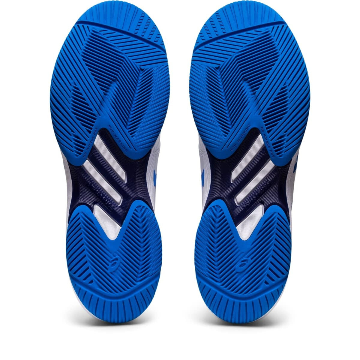 ASICS Solution Swift FF Men's Tennis Shoes White/Electric Blue Size 11.5