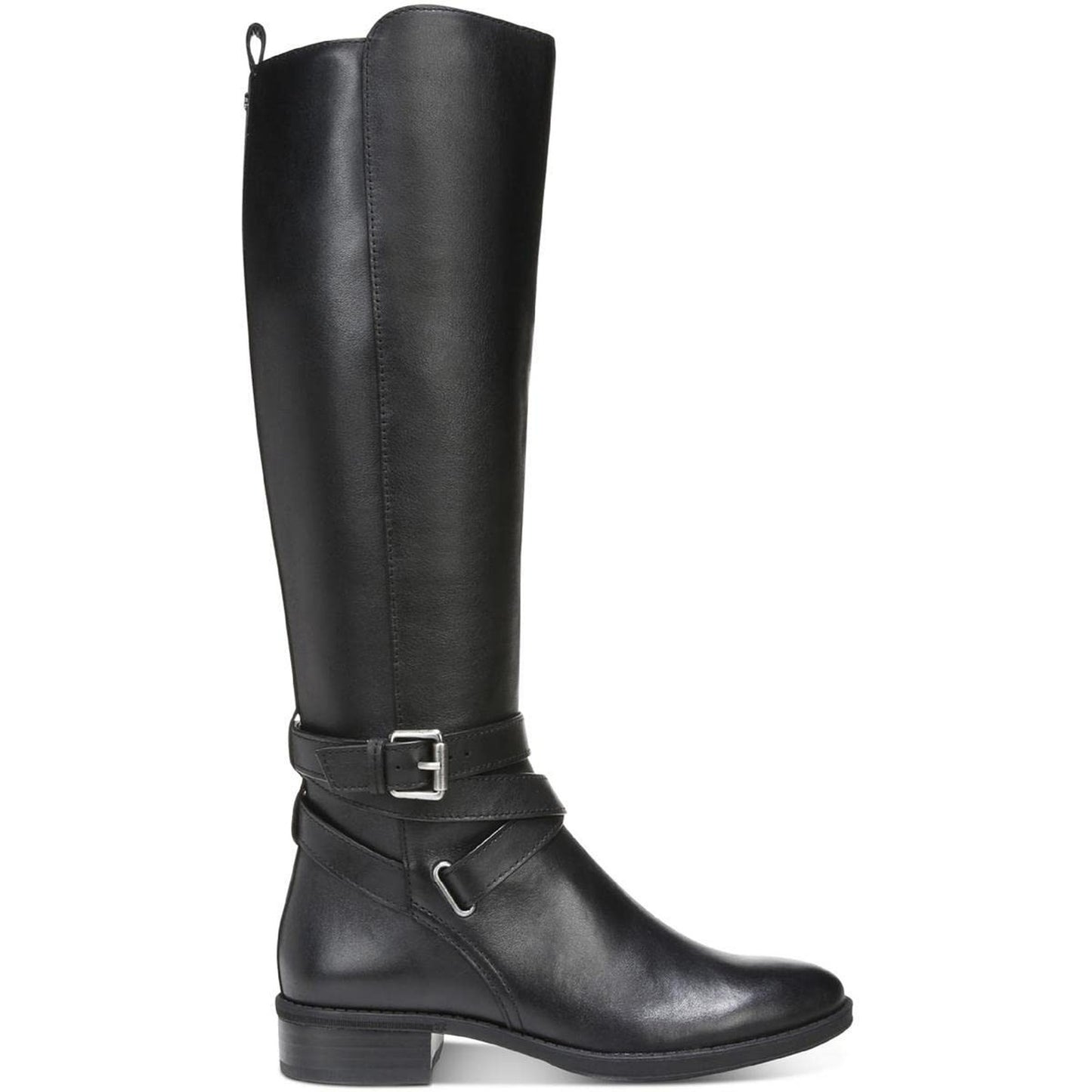 Sam Edelman Womens Pansy Leather Knee-High Boots Black 9.5 Medium