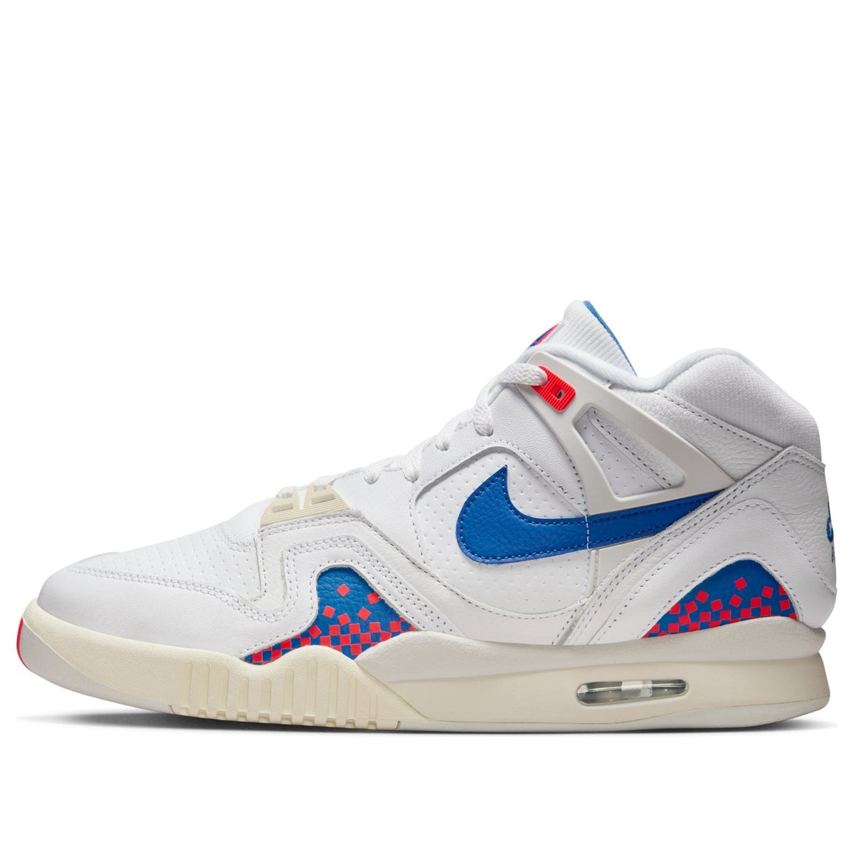Nike Air Tech Challenge 2 Pixel Court Men's Shoes Crimson/Ivory/Blue Size 10.5