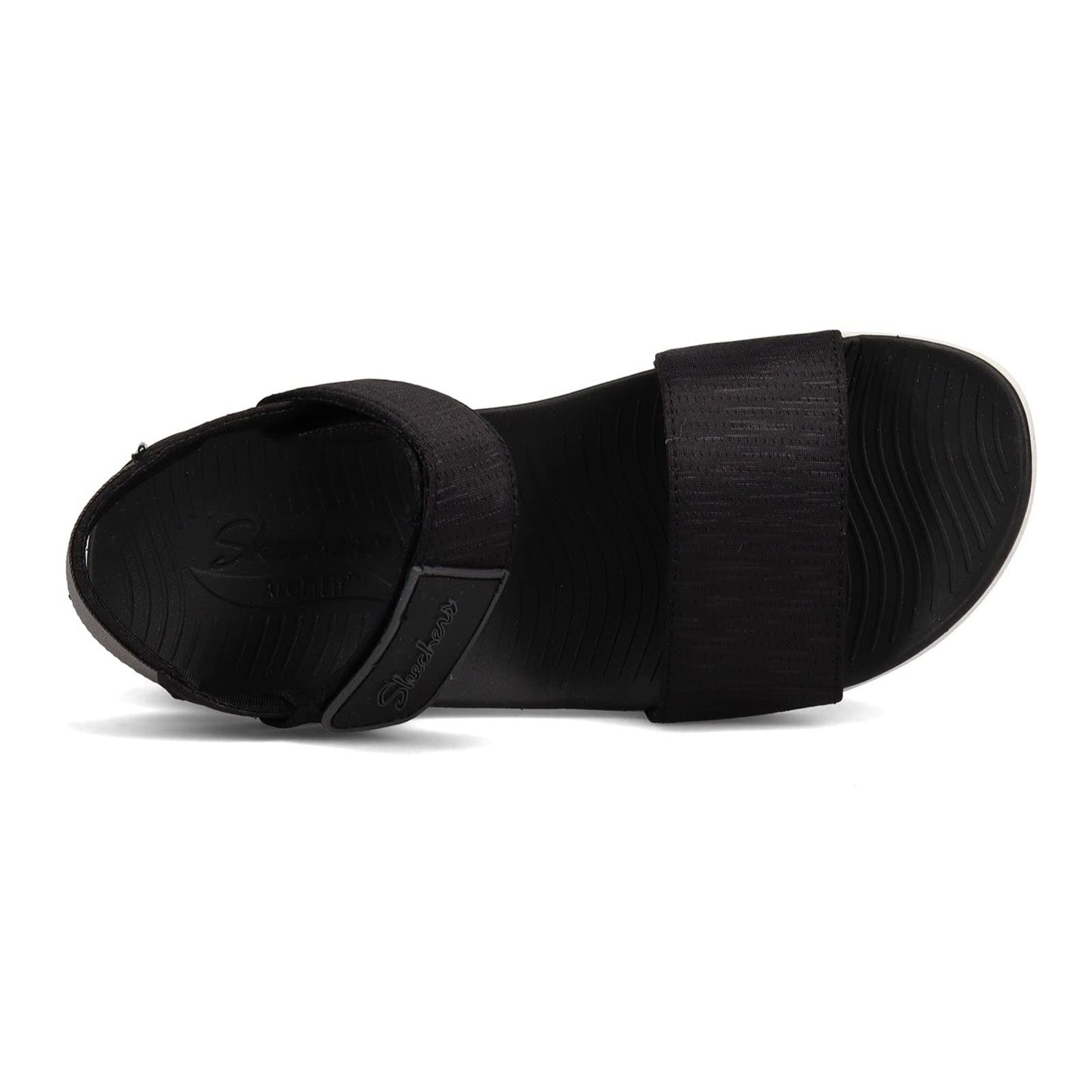 Skechers Women's Vegan Arch Fit Sunshine Sandal Black Size 9 M