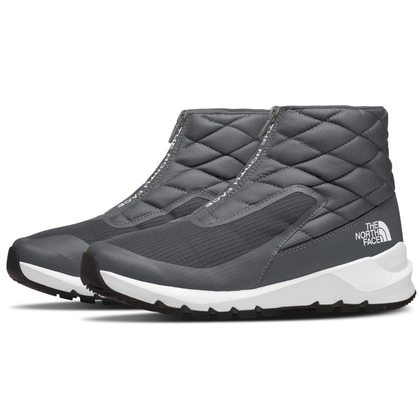 The North Face Women's Thermoball Progressive Zip, Vanadis Grey/TNF White , 9 B