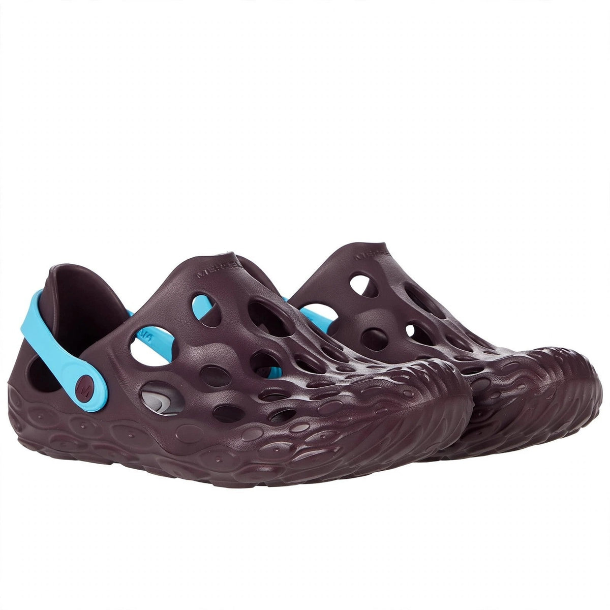 Merrell Hydro Moc Womens Burgundy Blue Water Shoes Size 8 M Slip On