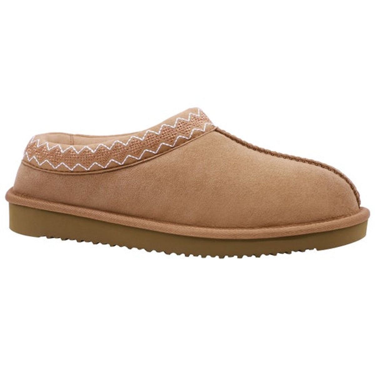 Kirkland Signature Unisex Genuine Shearling Slipper Cozy Tan Brown US W7 M6