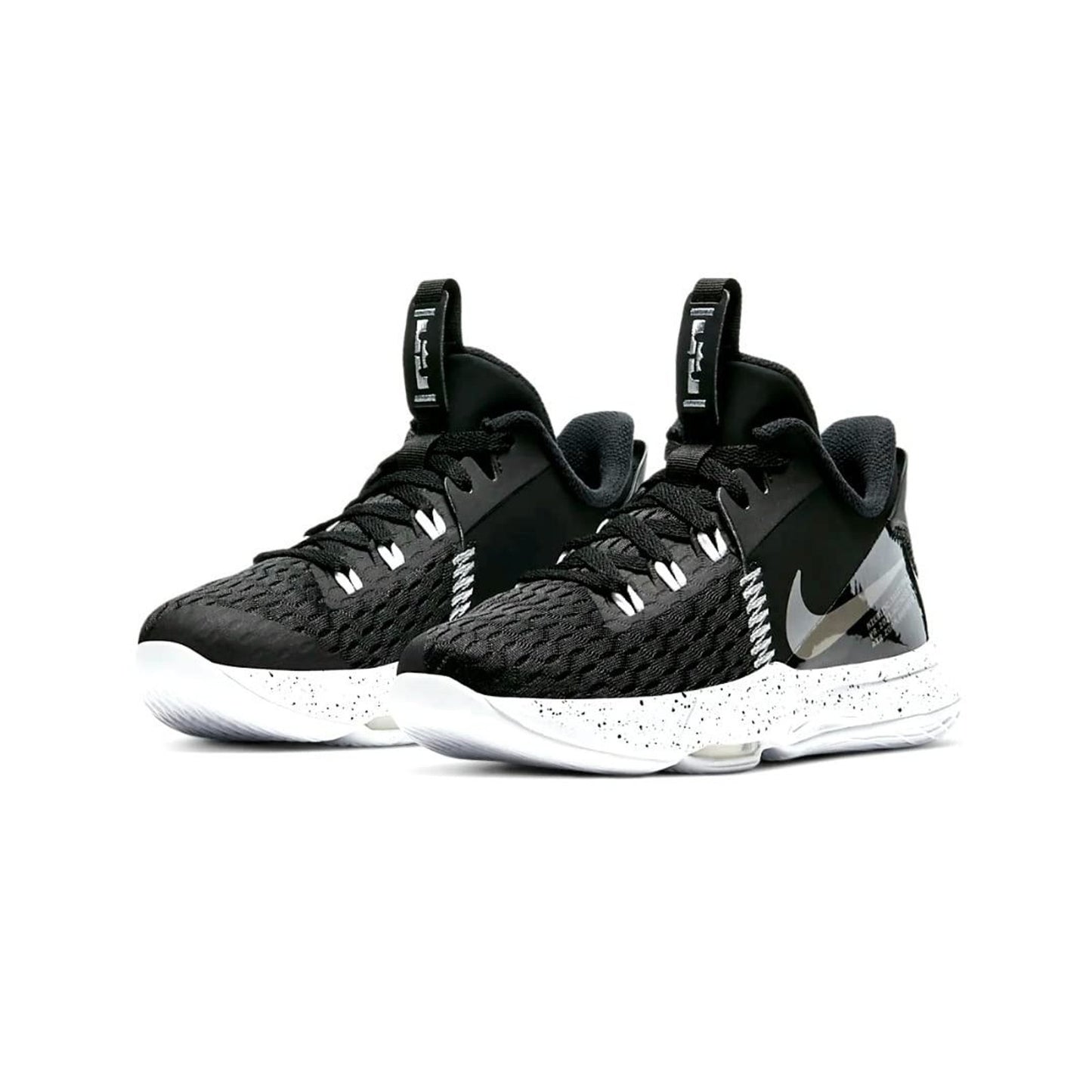 Nike LeBron Witness 5 GS Kids Basketball Black Mettalic silver CT4629001 Size 6Y