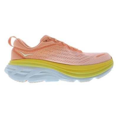 HOKA ONE ONE Bondi 8 Men's Running Shoe Peach Yellow Size 11 D Wide