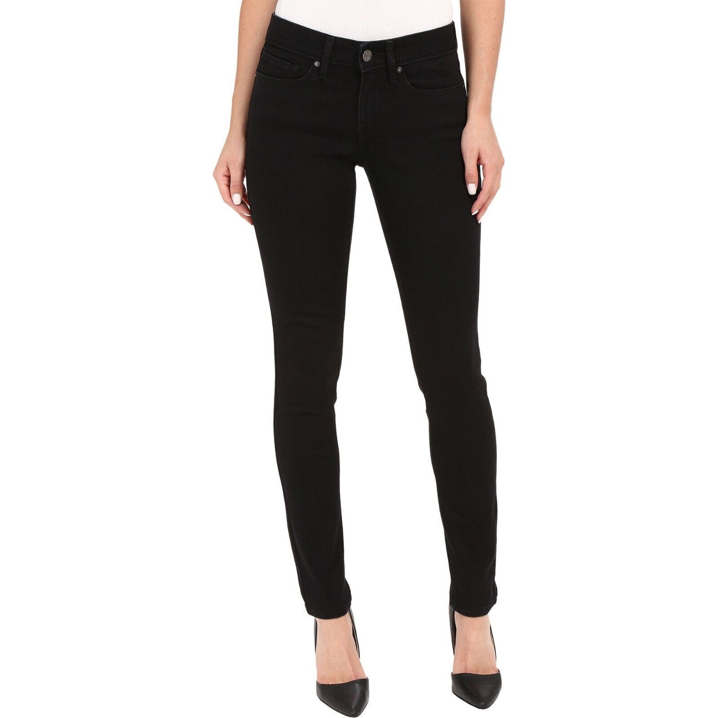 Levi's 711 Skinny Jeans 188810049 NWT Women's - 8 Short - Soft Black Size 29x28