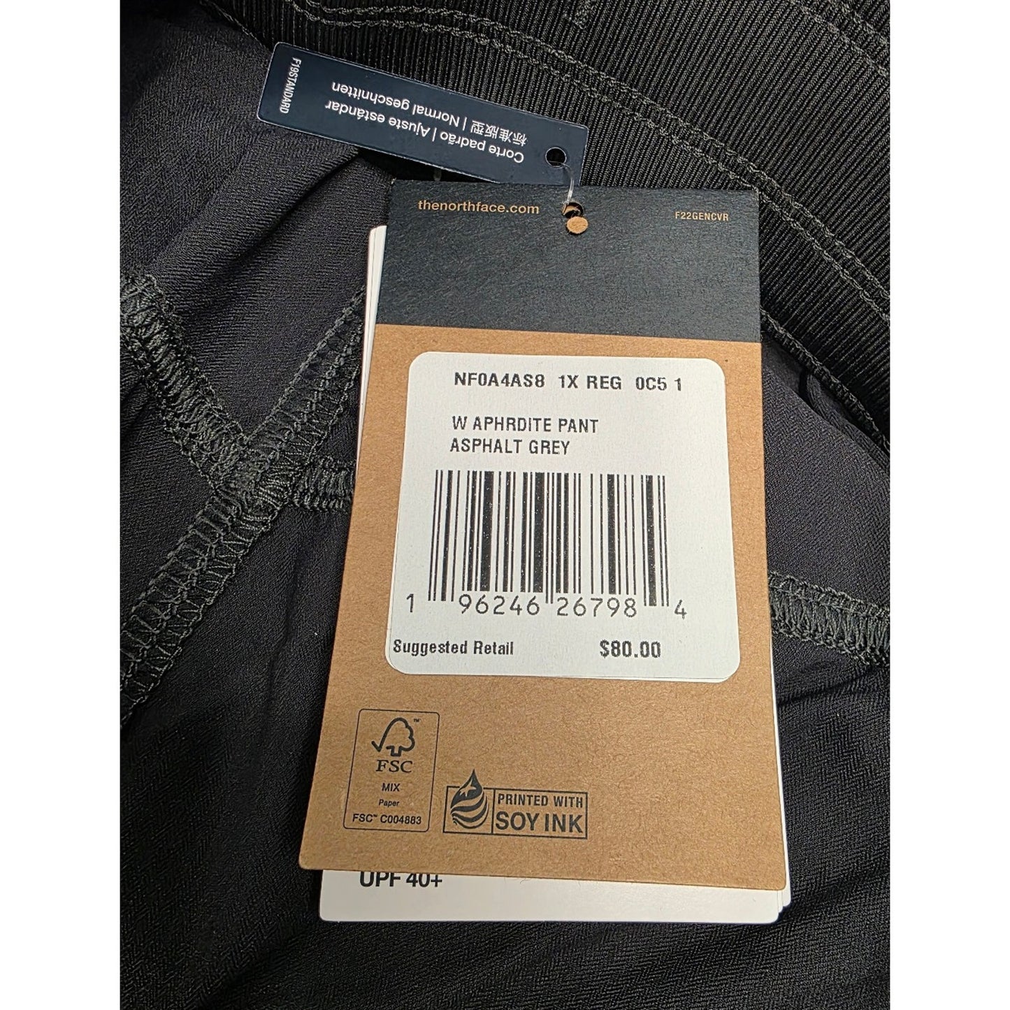 The North Face Aphrodite 2.0 Pants Plus Sizes- Asphalt Gray Size 1X Regular
