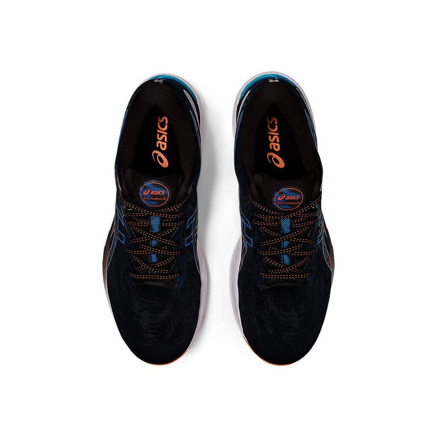 ASICS Men's Gel Cumulus 23 Running Shoes, Black/Reborn Blue 11.5 EE - Wide