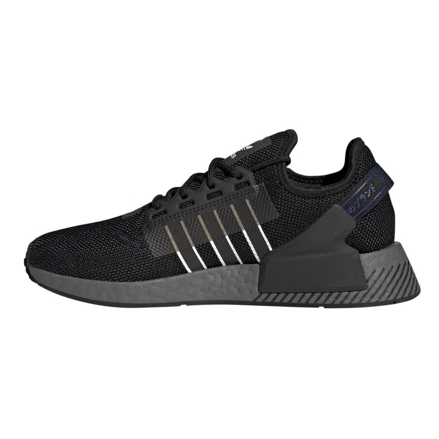 adidas NMD_R1.V2 Black Blue Red Low Top Textile Upper Athletic Sneaker 9 M