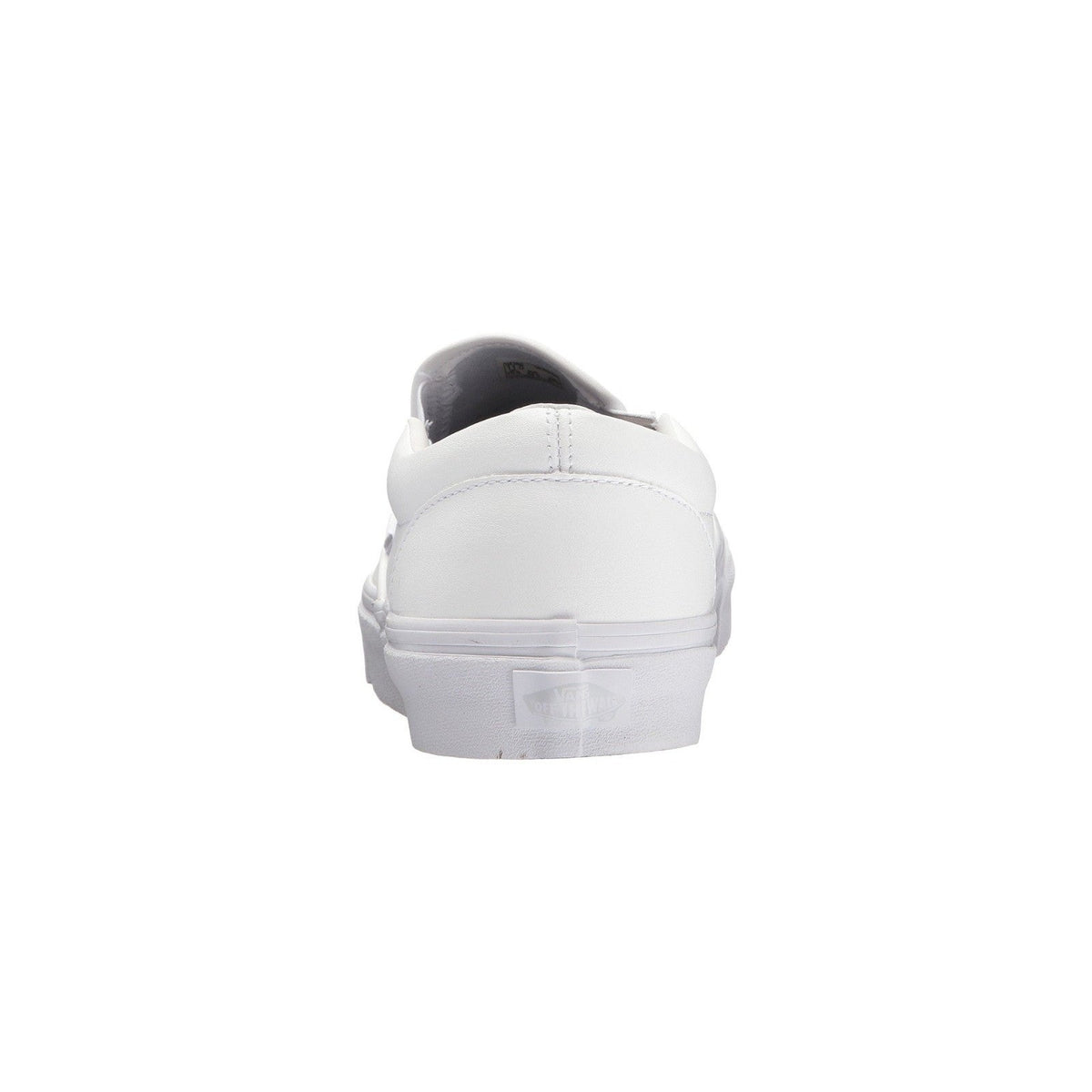 VANS Classic Men's Slip-On Shoes Classic Tumble True White Leather Size 10 M