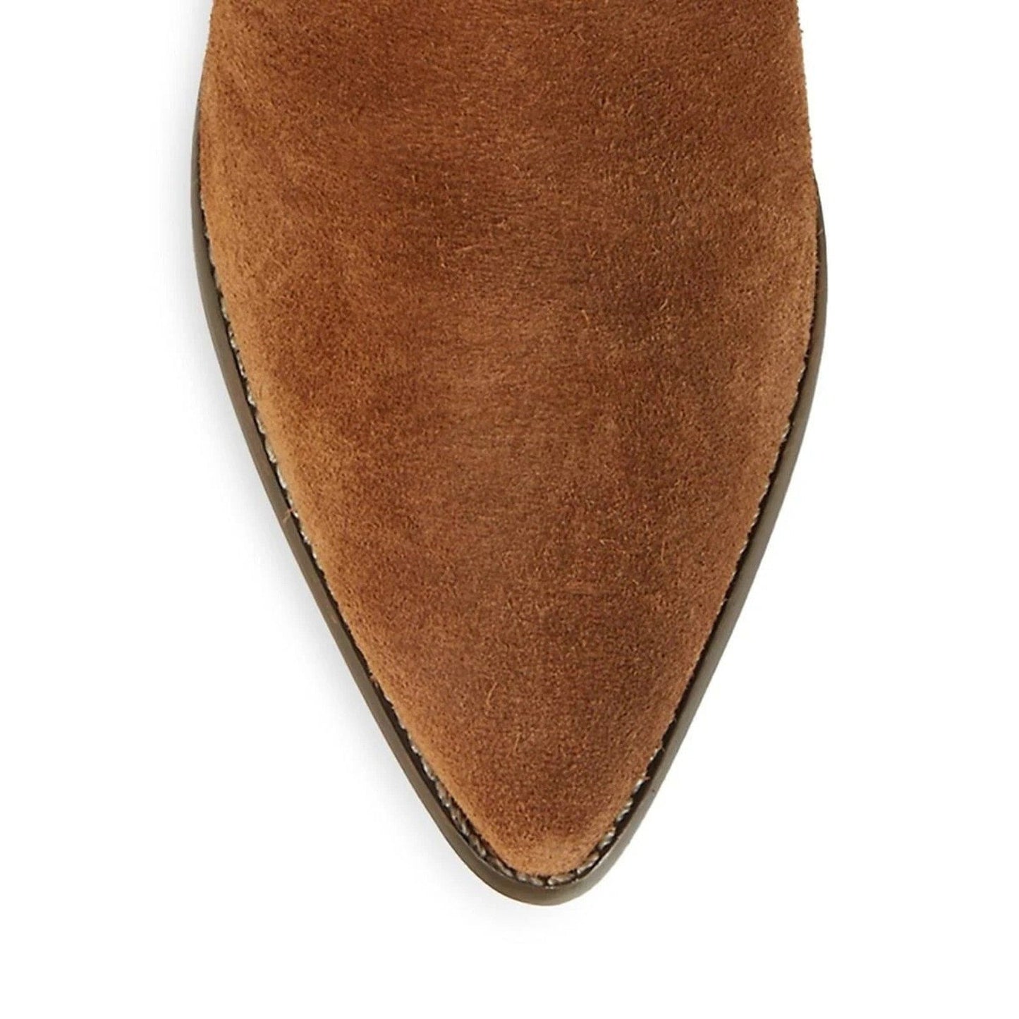 Steve Madden Women's Reeve Ankle Boot Size 7.5 M Cognac Suede Steve Madden