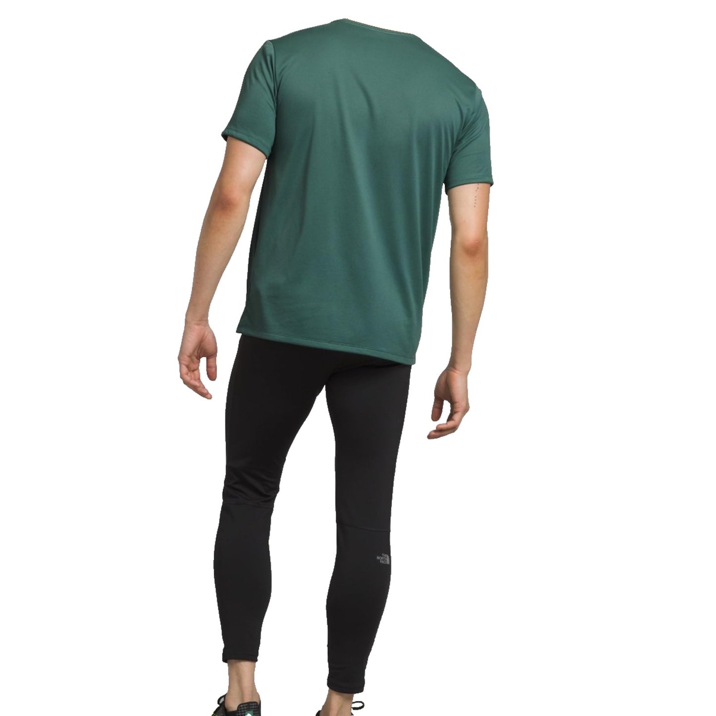 THE NORTH FACE Men's Elevation Short Sleeve Shirt, Dark Sage, Large