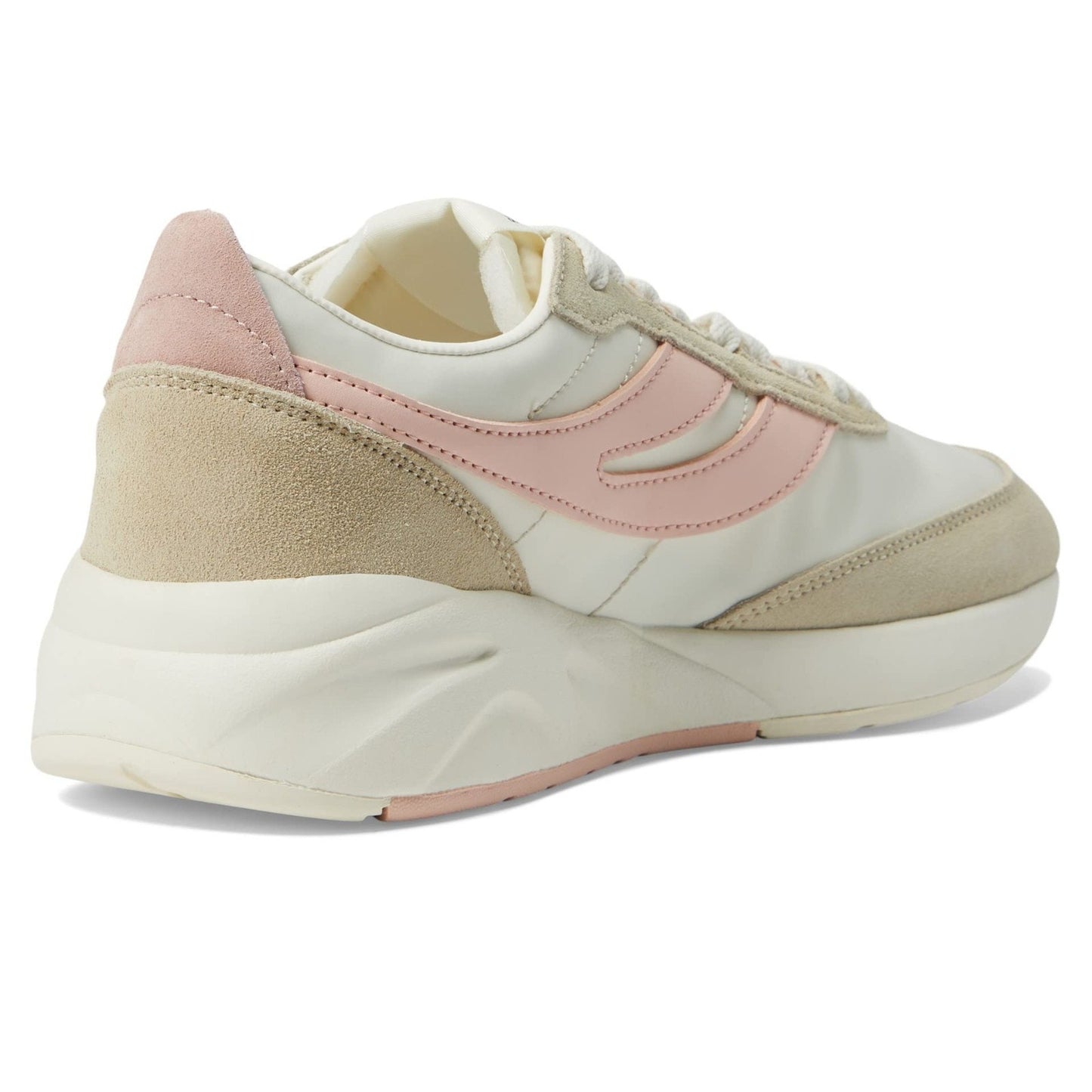 Superga 4089 Sport TRAINING 9TS SLIM White /Pink / Beige Men 9 Women 10.5 M