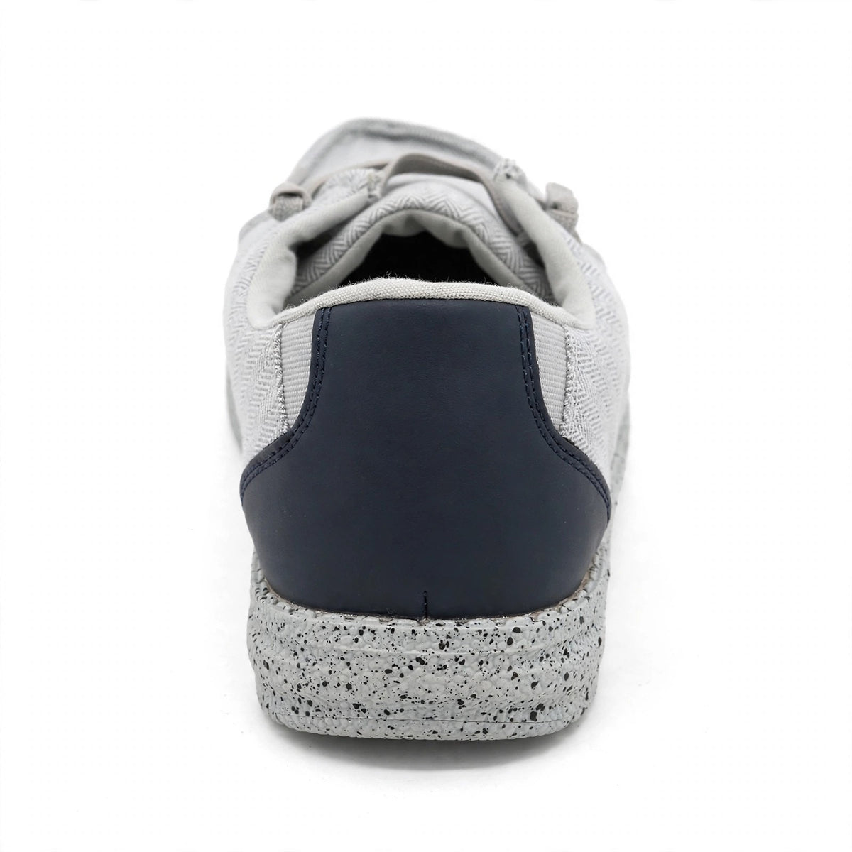 Pamray Mens Slip On Casual Shoes Light Grey Woven Size 11.5