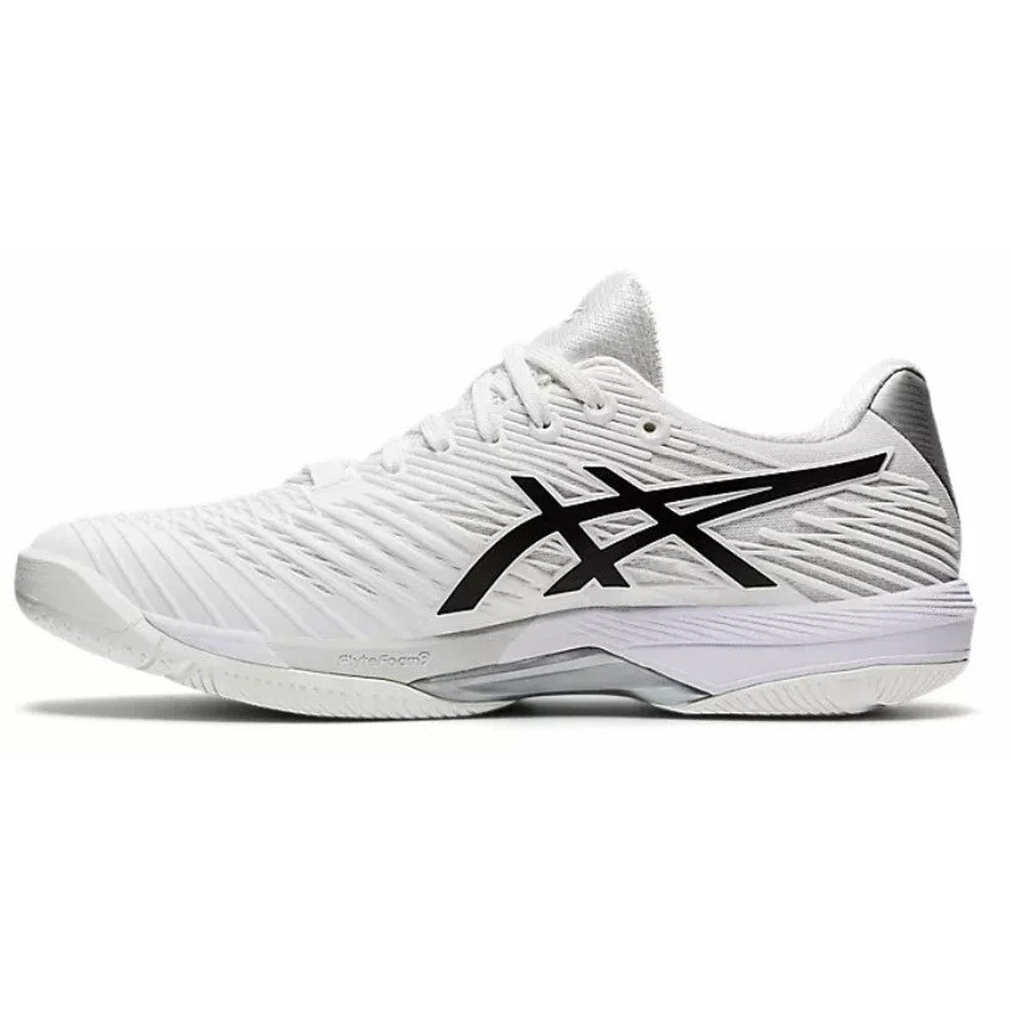 ASICS Men's SOLUTION SPEED FF 2 Tennis Shoes in White/Black 8.5 M