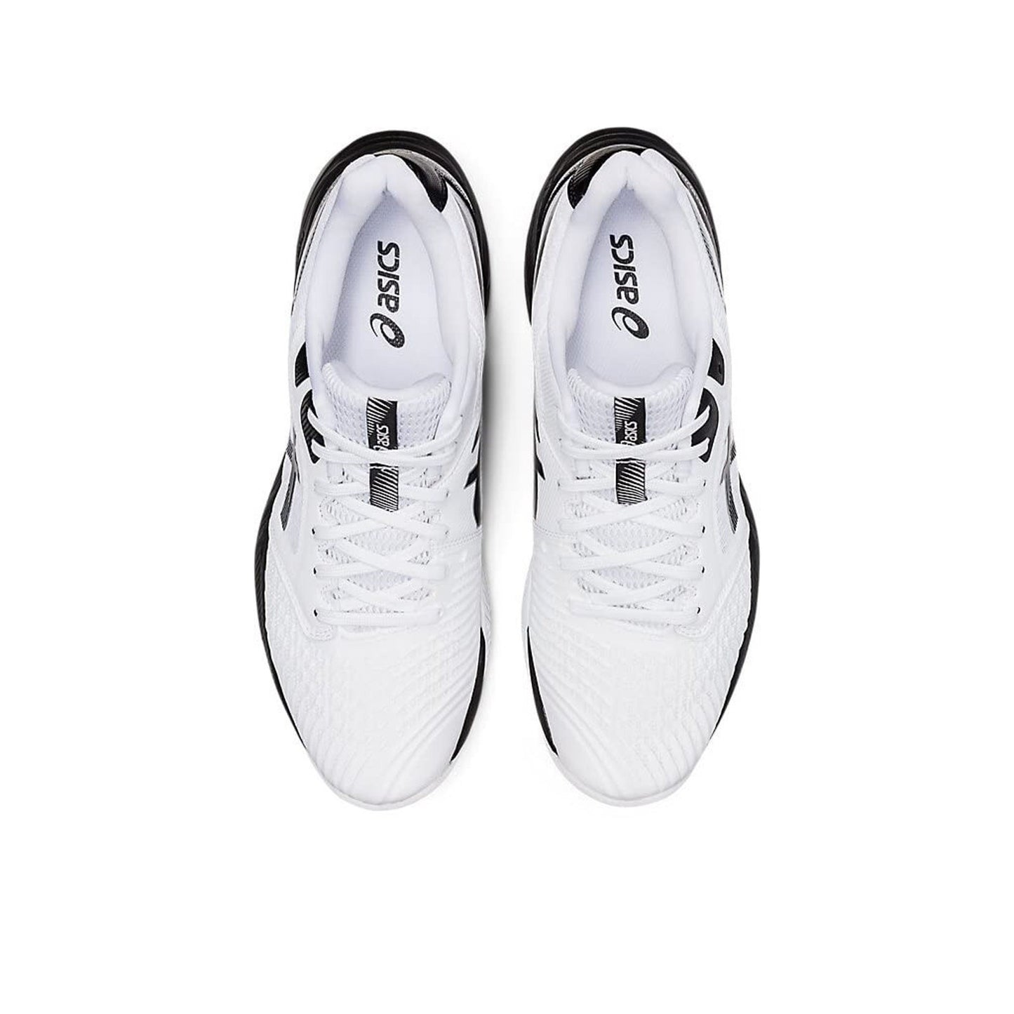 ASICS Men's Netburner Ballistic FlyteFoam 3 Volleyball Shoes, 15 US, White/Black
