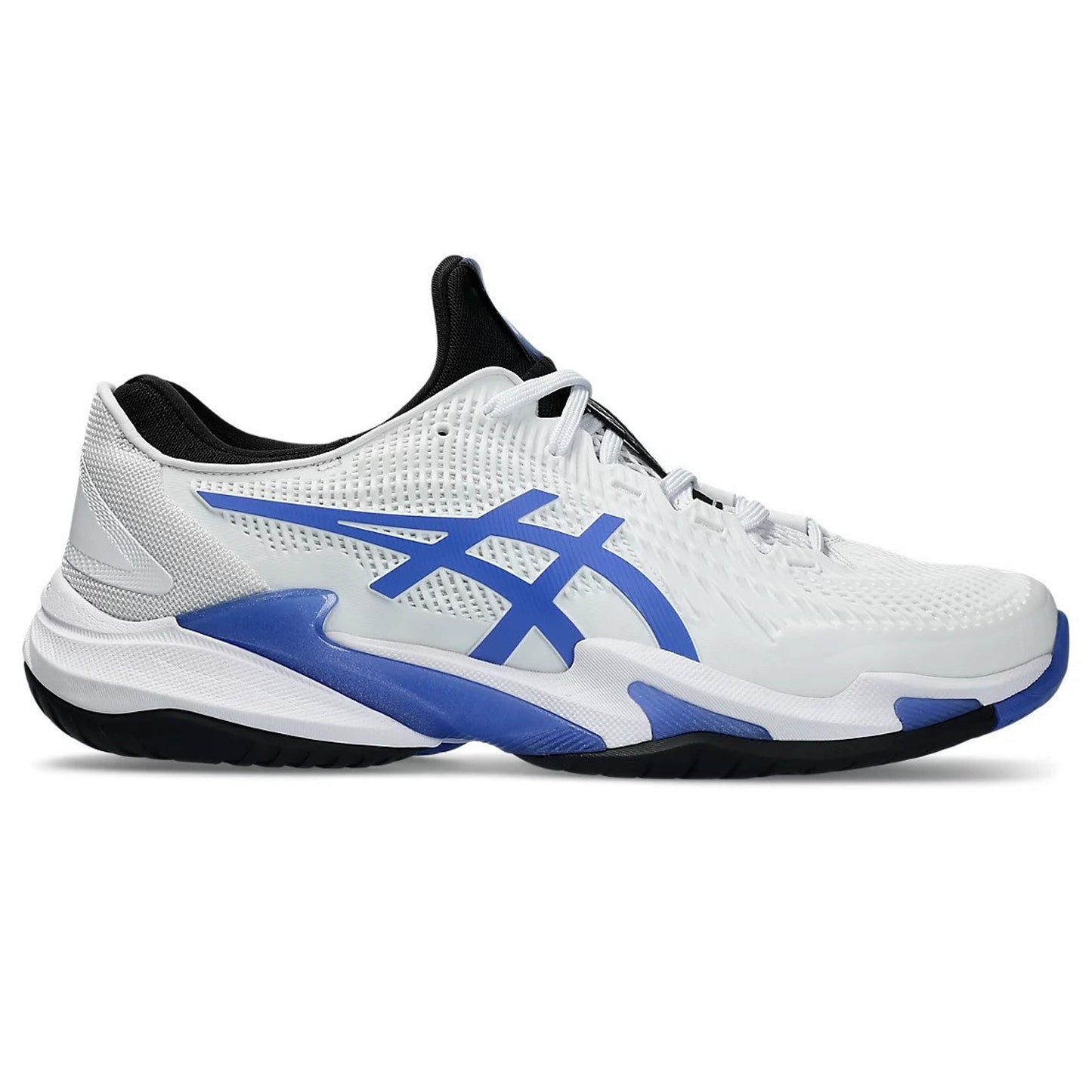 ASICS Men's Court FlyteFoam 3 Tennis Shoe, 8.5 US, White/Sapphire