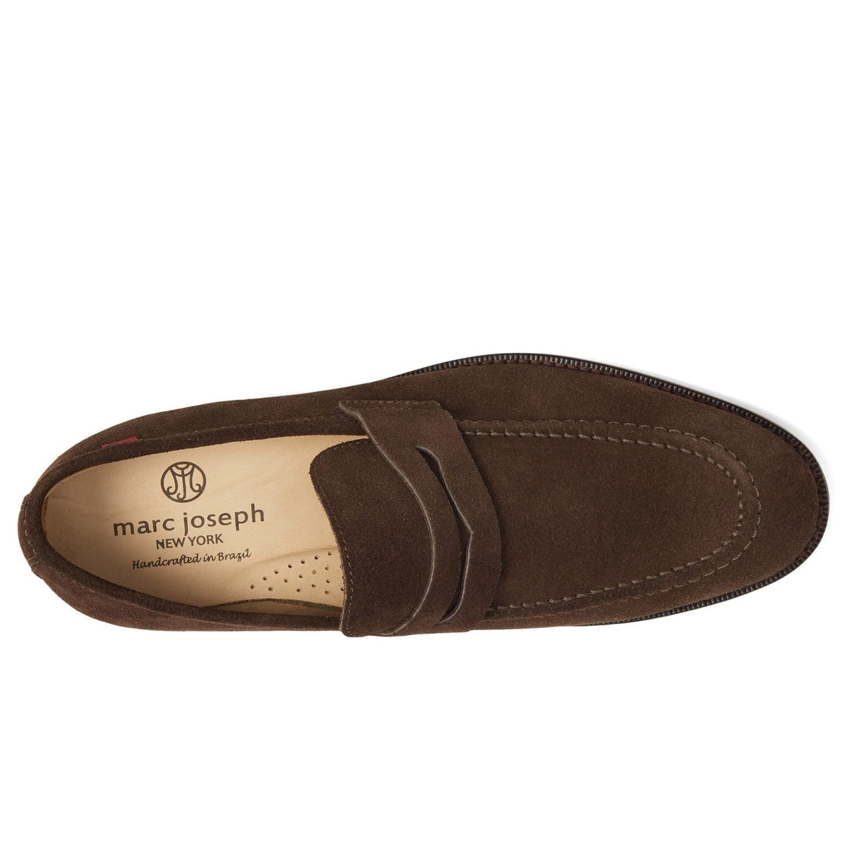 Marc Joseph New York Washington Men’s Loafers Brown Suede SlipOn Dress Shoe 11.5