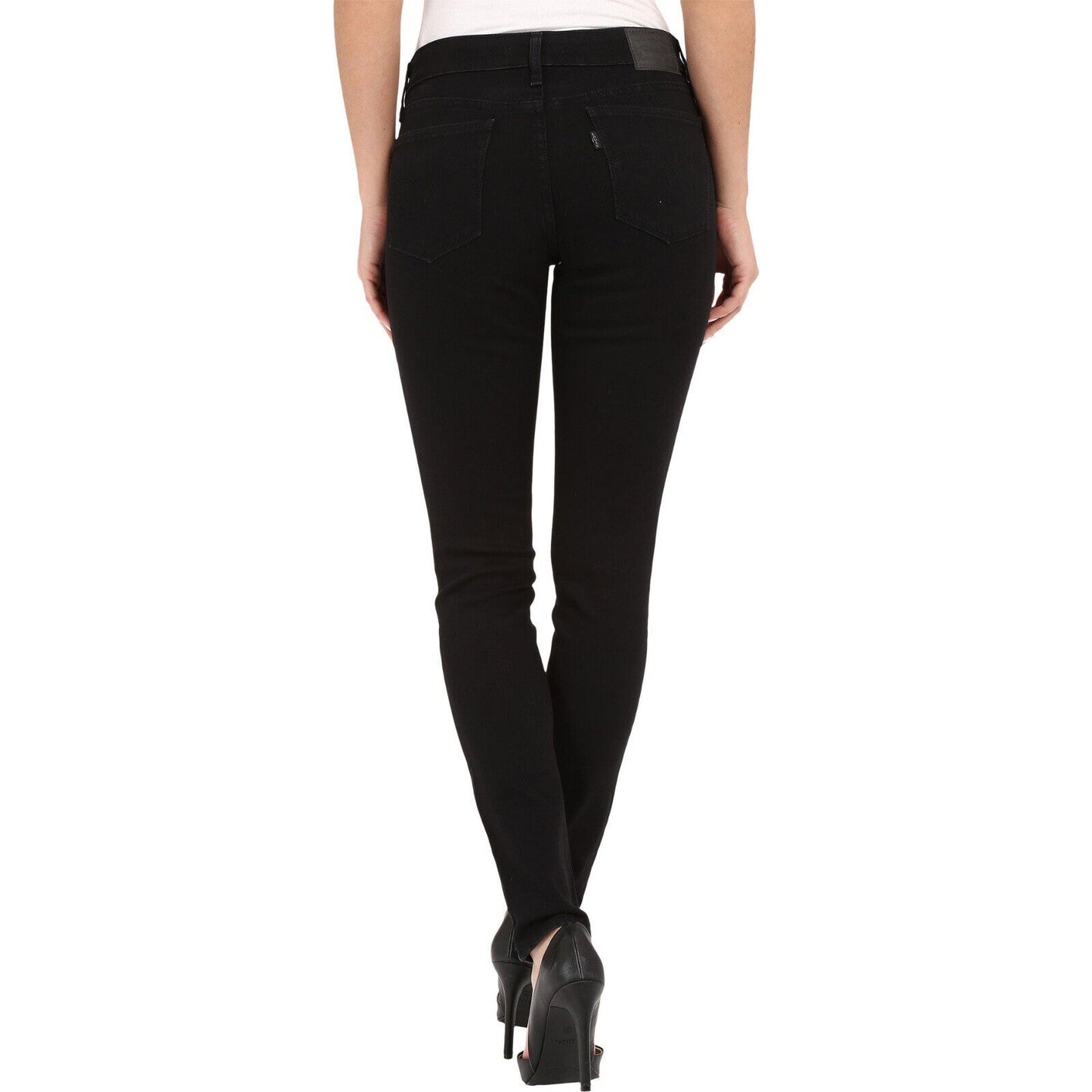 Levi's 711 Skinny Jeans 188810049 NWT Women's - 8 Short - Soft Black Size 29x28