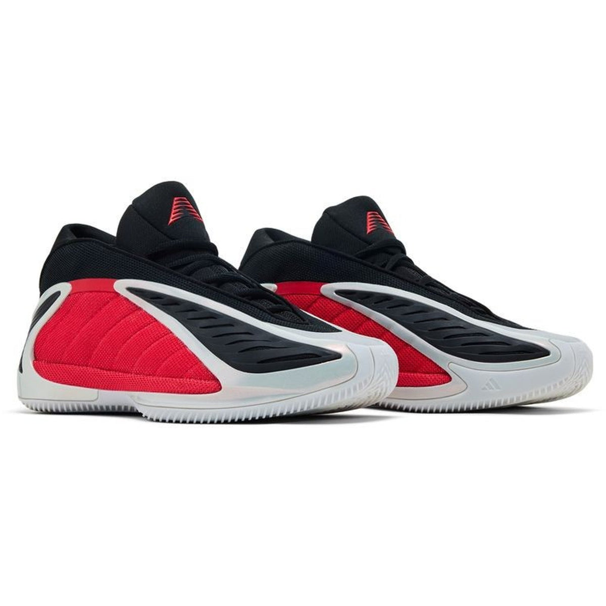 Adidas AE Anthony Edwards 2 Basketball Shoes Silver/Red/Black Men 10 Wmn 11