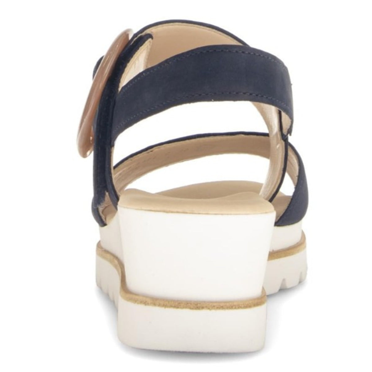 Gabor Keil Women's platform wedge Sandals Blue Nubuk Size 6.5