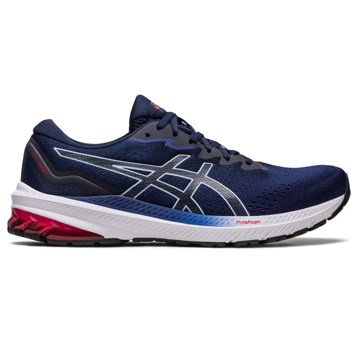Asics GT-1000 11 Mens Running Shoes, Indigo Blue/Midnight Size 10 4E Extra Wide