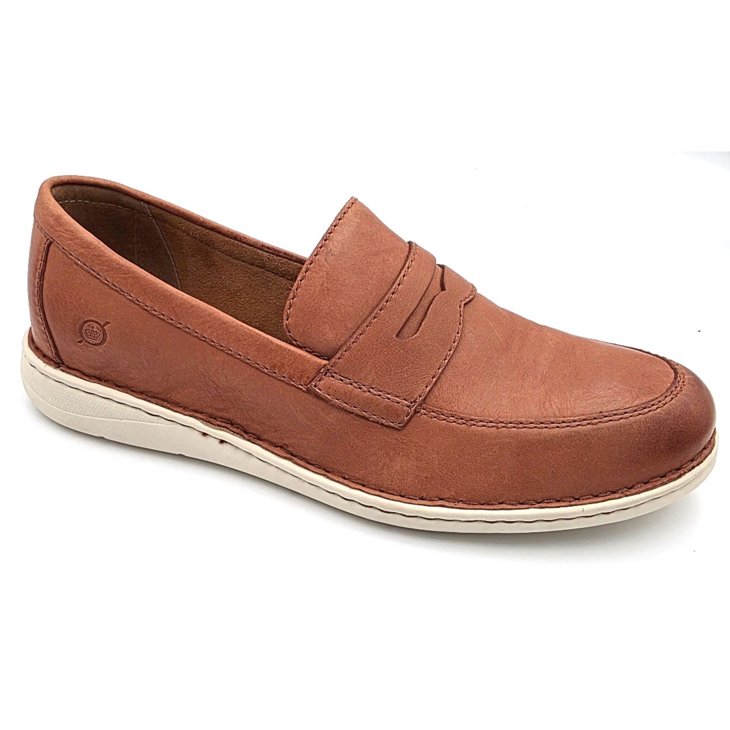 Born Taylor Men's Shoes Size 11.5 M Full Grain Leather Brown Cognac