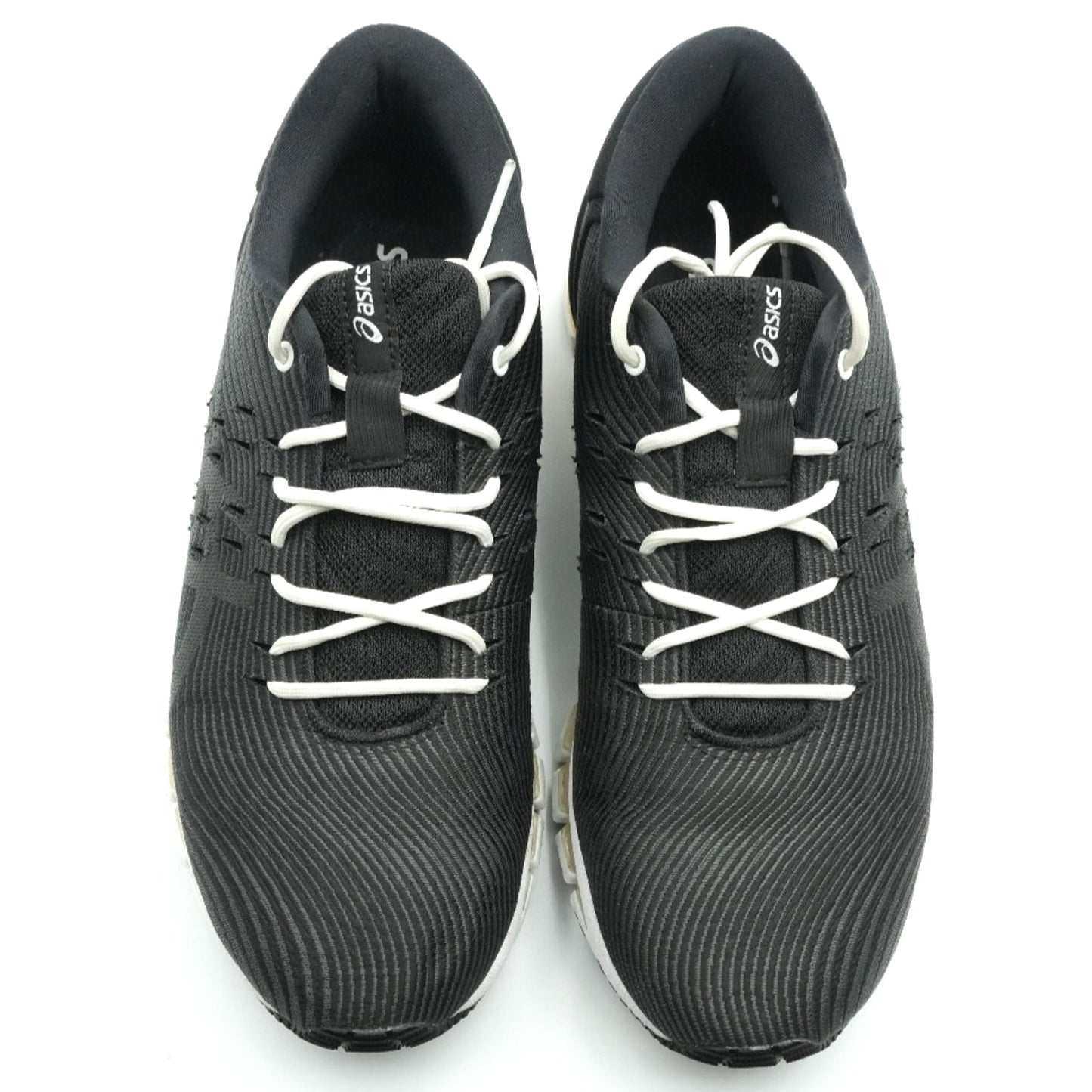 Asics Gel-Quantum 360 4 Women's Running Shoes Black White Gold 1021A028 Size 9.5