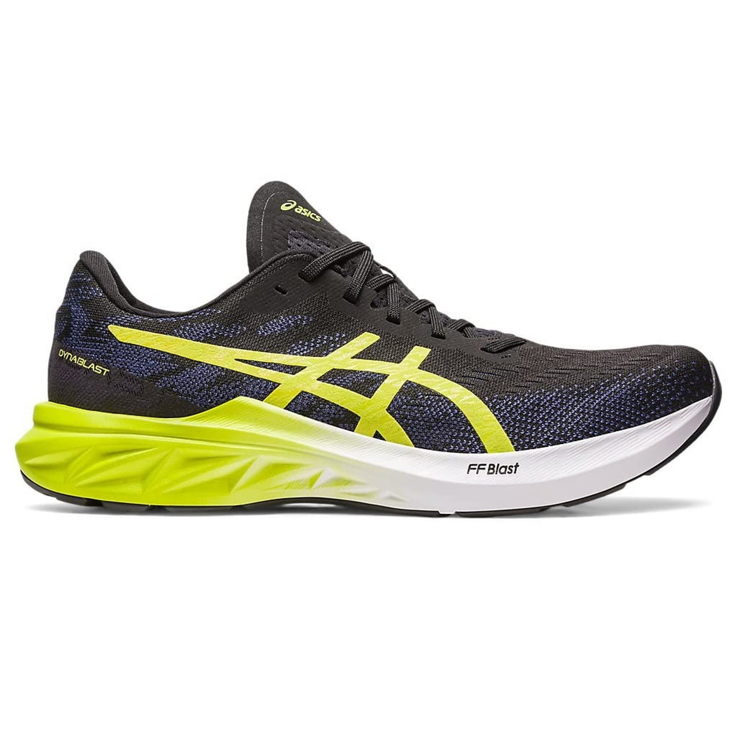 ASICS Men's Dynablast 3 Black/Lime Zest Running Shoes US size 10.5 M