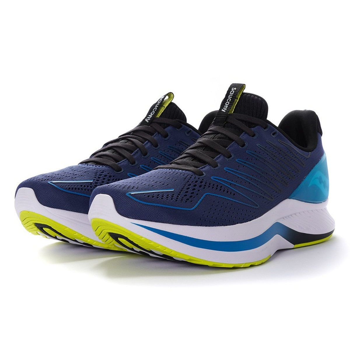 Saucony Endorphin Men's Running Shoes Storm/Citrus, Size 10 M