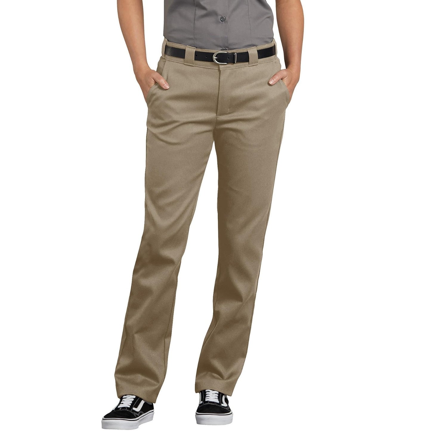 Dickies Slim Fit Straight Leg Work Pant 34W x 34L Khaki Slim Fit