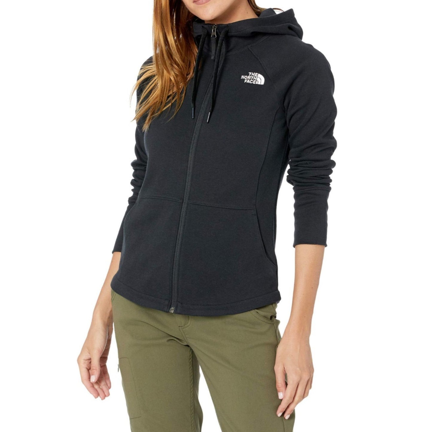 Womens The North Face Women's Eco Ridge Full Zip Hoody Jacket Coat Top SMALL