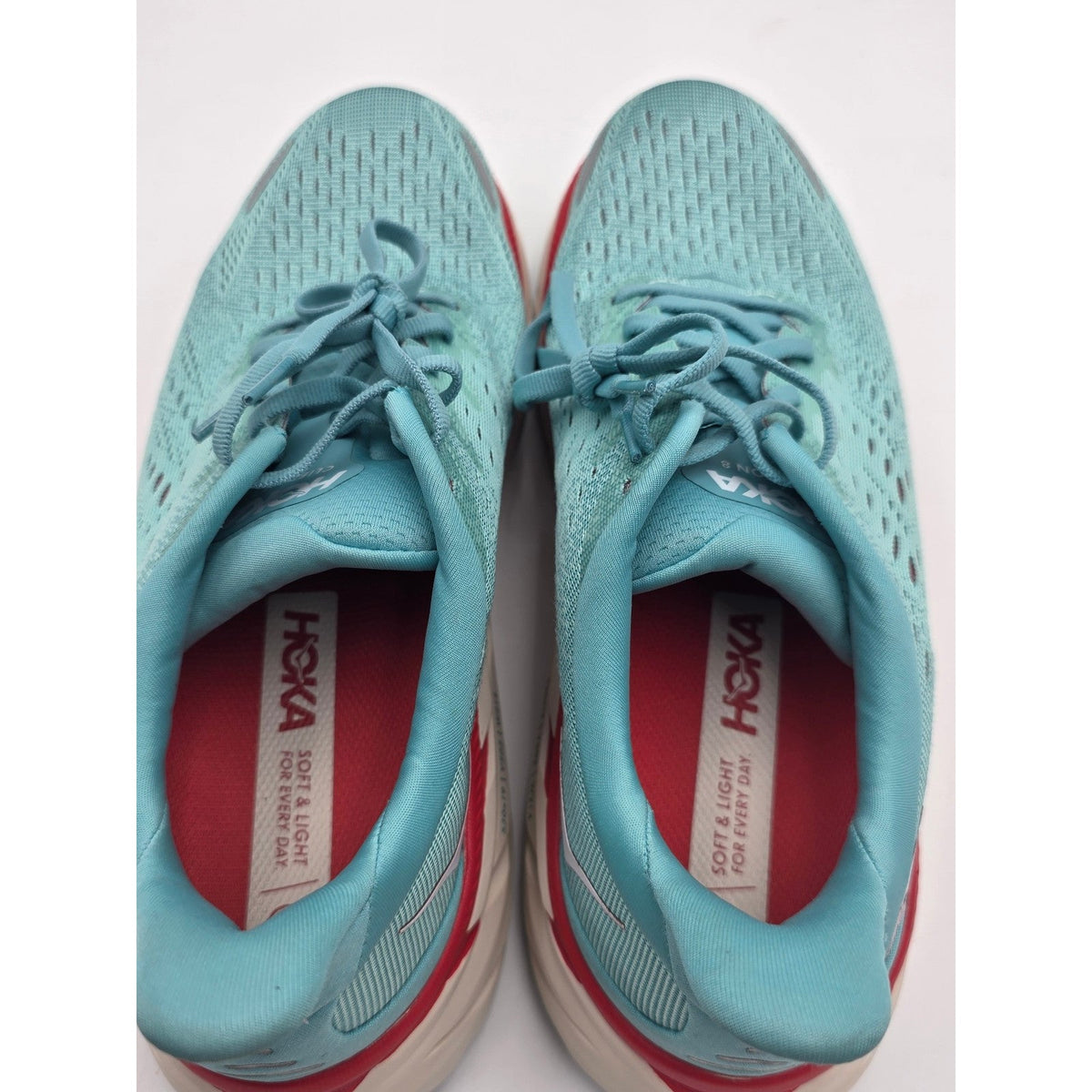 Hoka Clifton 8 Women's Running Shoes Teal Size 8.5B