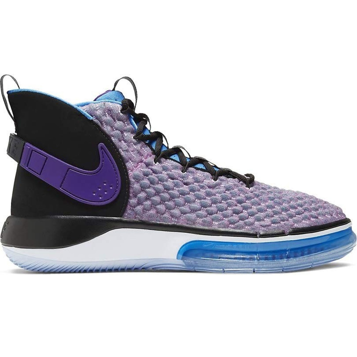 Nike Mens AlphaDunk Huarache - Fab Five Basketball Shoes Purple 7.5 M