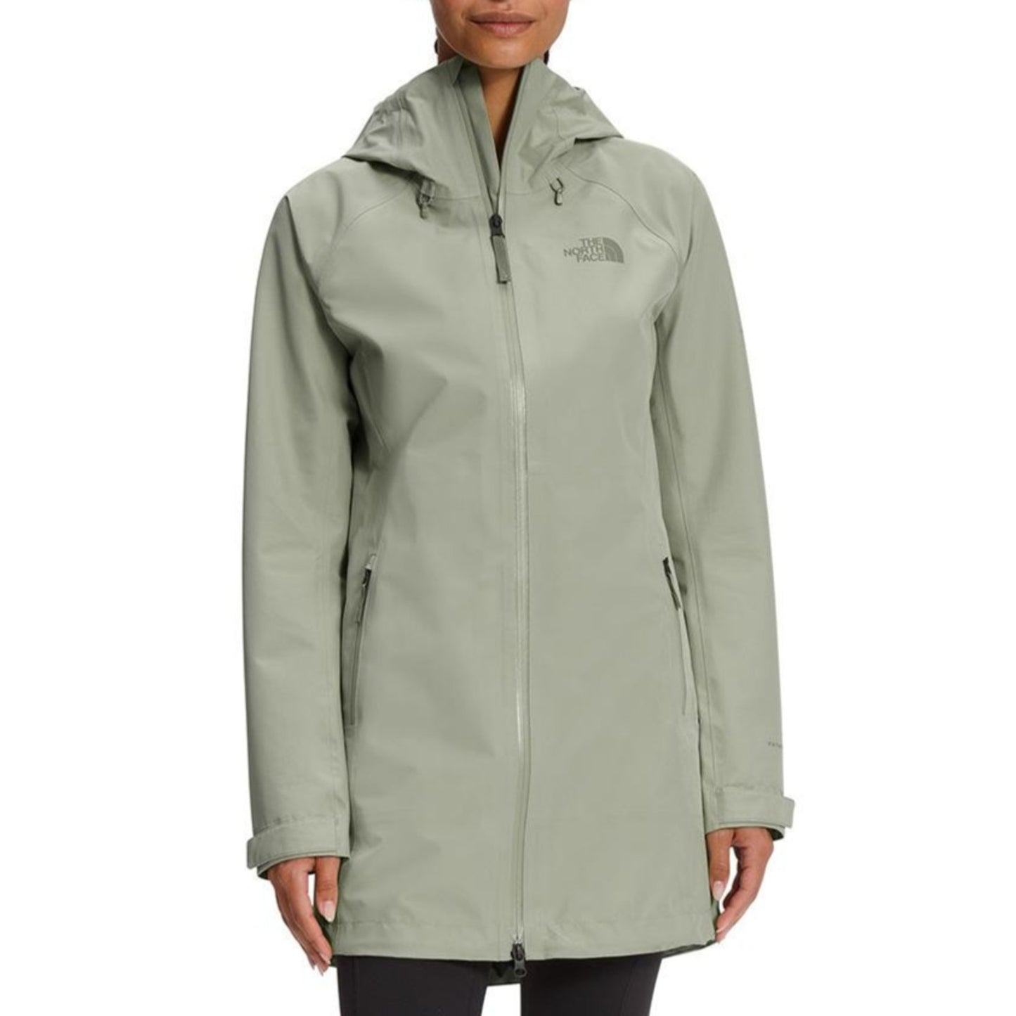 The North Face Women's Dryzzle Futurelight Shell Parka TEA GREEN Jacket XLarge