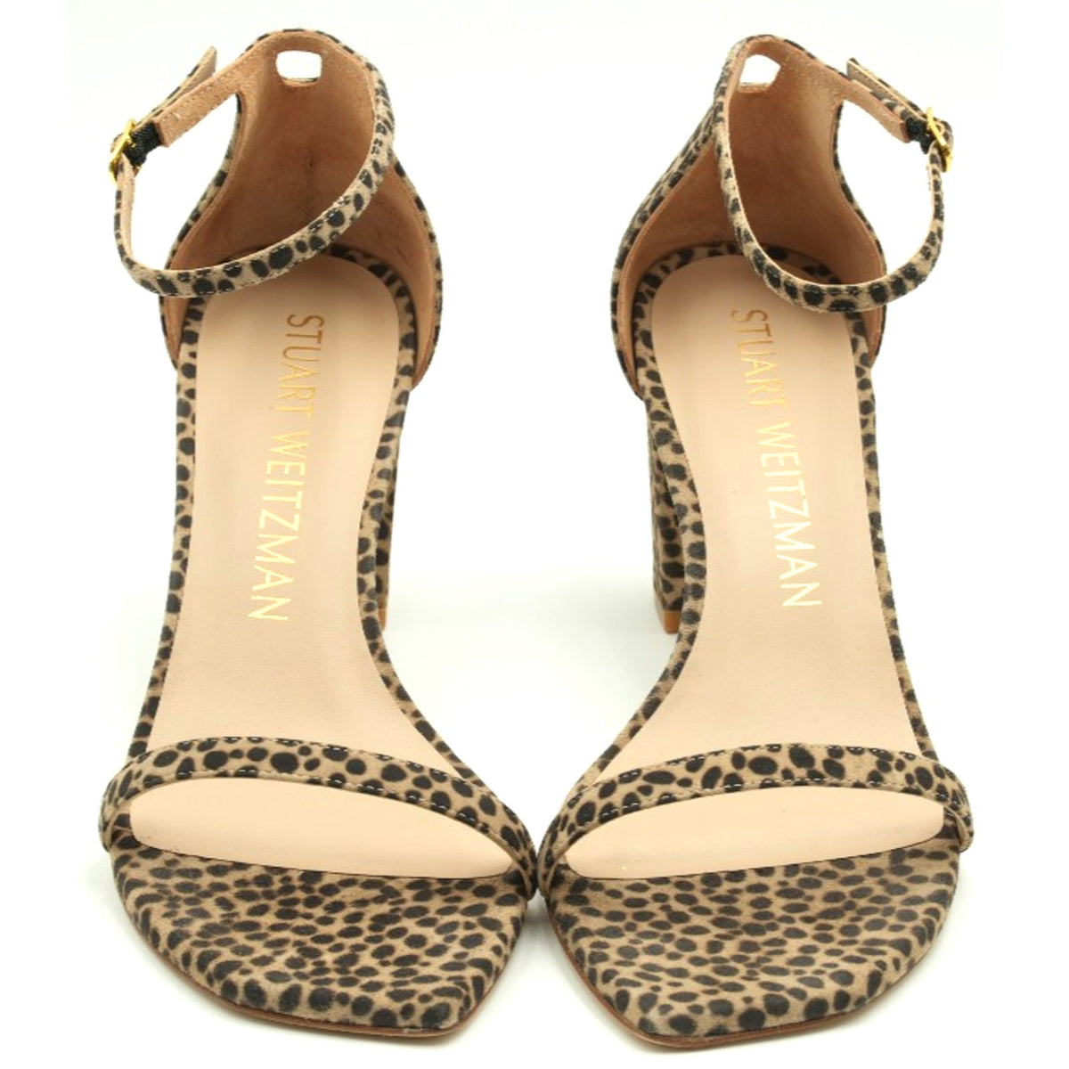 Stuart Weitzman Amelina Block sandal leopard print Size 9
